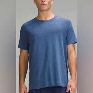 Lululemon Metal Vent Tech Short Sleeve Shirt Night Sea Soft Denim